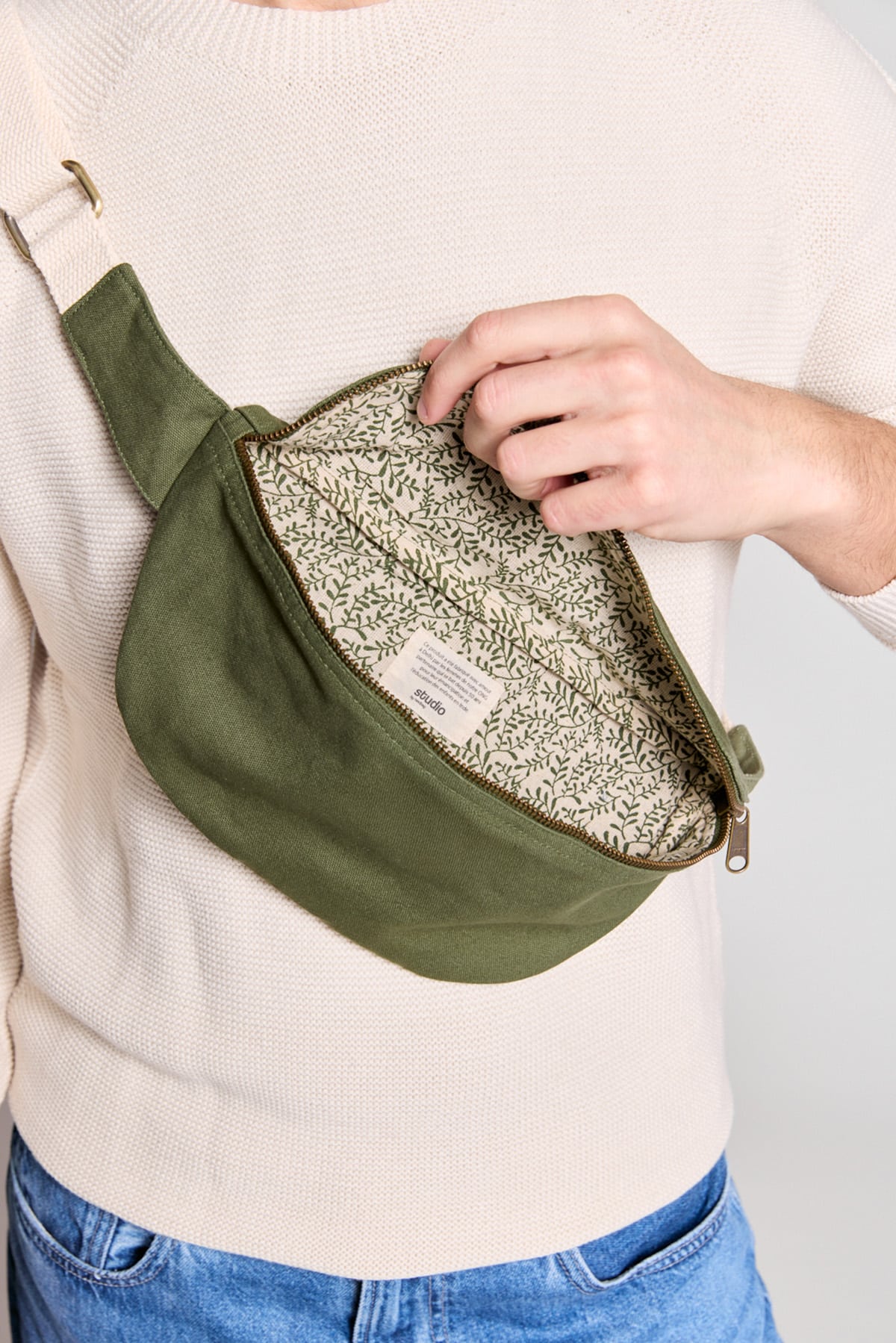 Sac banane Olive