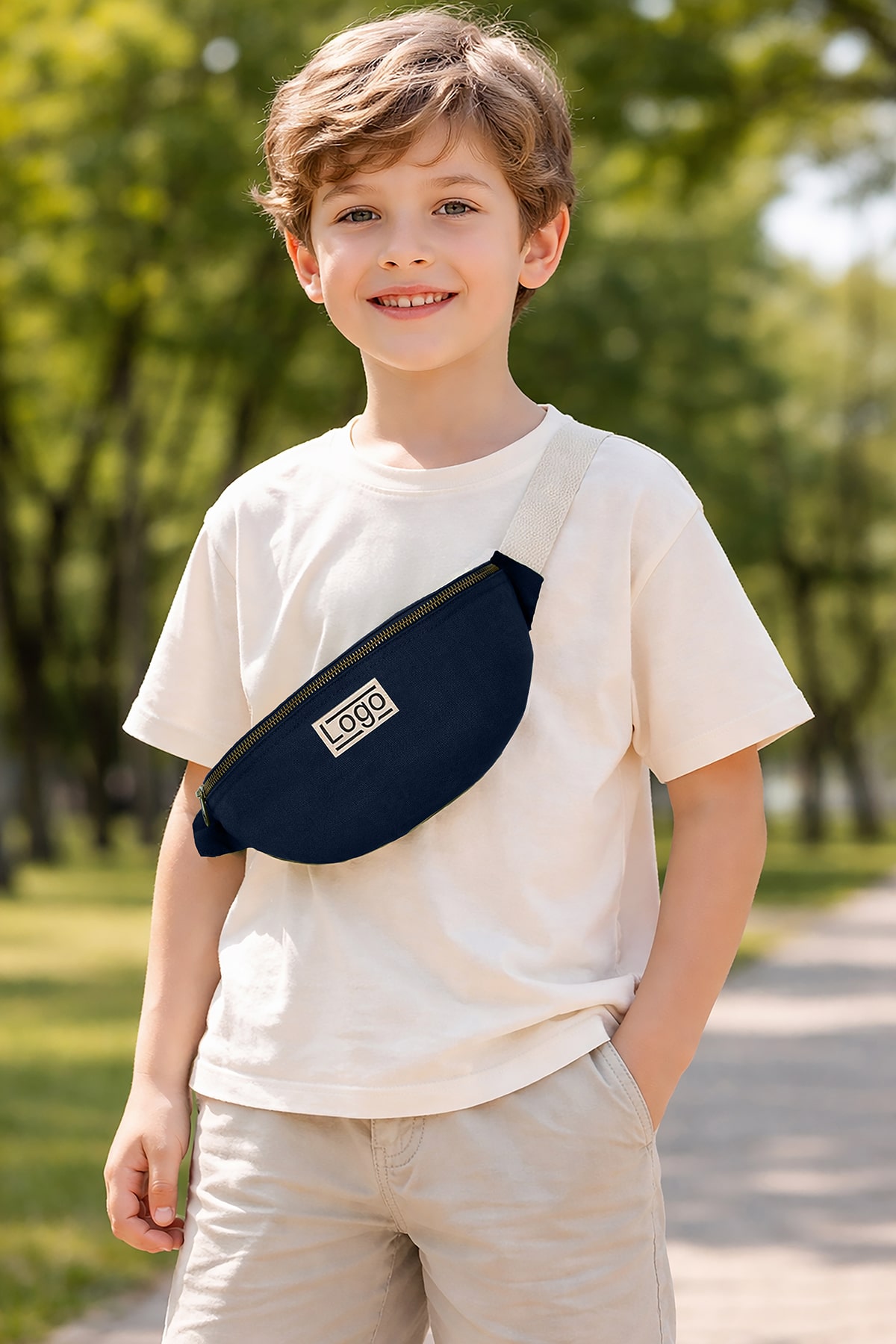 Sac banane enfant Noir