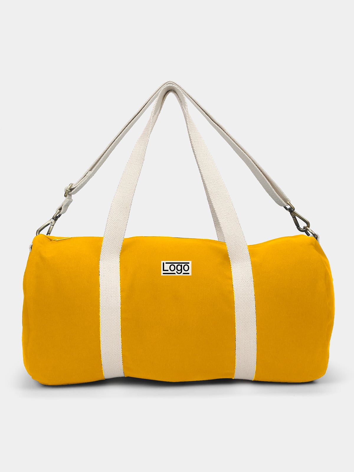 Sac polochon Sam avec bandoulière – Safran