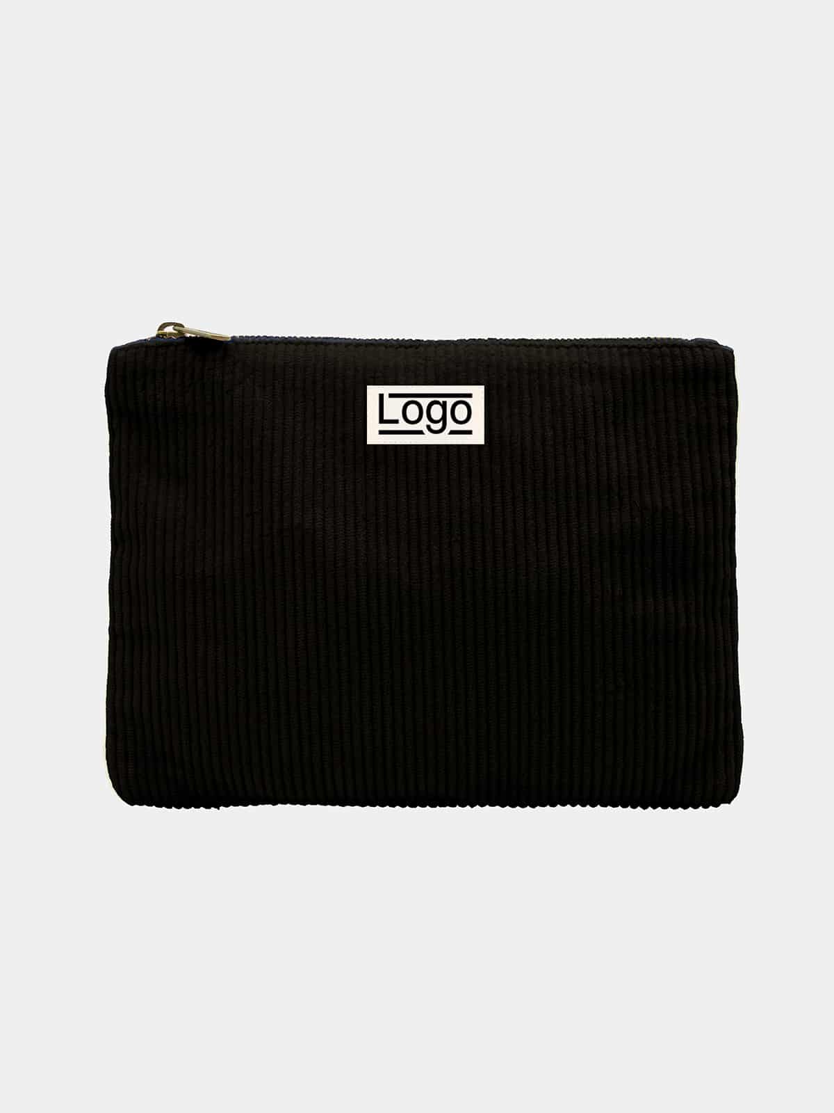 Pochette Colette M – Velours noir